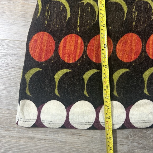 Anthropologie Aryeh Large Lightweight‎ Sweater Dress Abscract Retro Groovy Tie - Picture 11 of 13